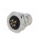 Socket | M12 | PIN: 4 | female | D code-Ethernet | THT | IP67 | 250V | 4A фото 6