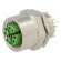 Socket | M12 | PIN: 8 | female | X code-ProfiNET | for panel mounting фото 1