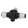 T adapter | M12 female socket,M12 male x2 | PIN: 4 | IP68 | T paveikslėlis 7