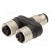 T adapter | M12 male,M12 female x2 | A code-DeviceNet / CANopen paveikslėlis 2