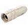 Connector: M16 | plug | female | soldering | for cable | PIN: 12 | 3A | 60V фото 1