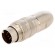Connector: M16 | plug | male | soldering | for cable | PIN: 12 | 3A | 60V paveikslėlis 1