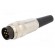 Connector: M16 | plug | male | soldering | for cable | PIN: 6 | 5A | 250V paveikslėlis 1