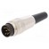 Connector: M16 | plug | male | soldering | for cable | PIN: 8 | 5A | 60V фото 1