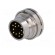 Connector: M16 | socket | male | soldering | PIN: 12 | 3A | 60V | straight image 2