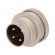 Connector: M16 | socket | male | soldering | PIN: 3 | 5A | 250V | IP40 image 1