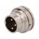 Connector: M16 | socket | male | soldering | PIN: 3 | 7A | 250V | straight paveikslėlis 1
