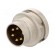Connector: M16 | socket | male | soldering | PIN: 5 | 5A | 250V | IP68 paveikslėlis 1