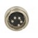 Connector: M16 | socket | male | soldering | PIN: 5 | 6A | 150V | straight paveikslėlis 5