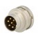 Connector: M16 | socket | male | soldering | PIN: 6 | 5A | 250V | IP40 фото 1