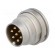 Connector: M16 | socket | male | soldering | PIN: 7 | 5A | 250V | IP40 image 1