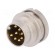 Connector: M16 | socket | male | soldering | PIN: 8 | 5A | 60V | IP68 image 1