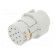 Connector: M23 | contact insert | PIN: 12 | female | crimped | 200V | 8A paveikslėlis 2