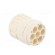 Connector: M23 | contact insert | PIN: 6 | female | crimped | 300V | 20A image 4