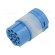 Connector: M23 | contact insert | PIN: 8(4+4) | female | crimped image 1