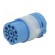Connector: M23 | contact insert | PIN: 8(4+4) | female | crimped image 2