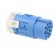 Connector: M23 | contact insert | PIN: 8(4+4) | female | for cable paveikslėlis 8