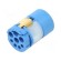 Connector: M23 | contact insert | PIN: 8(4+4) | male | crimped image 2