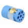 Connector: M23 | contact insert | PIN: 8(4+4) | male | for cable paveikslėlis 8