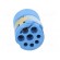 Connector: M23 | contact insert | PIN: 8(4+4) | male | for cable paveikslėlis 9