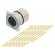 Connector: M23 | socket | PIN: 17 | female | crimped | straight | 9A | IP67 image 1