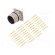 Connector: M23 | socket | PIN: 17 | male | crimped | straight | 9A | IP67 фото 1