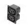 Connector: AC supply | female | socket | 250VAC | 10A | max.1.5mm фото 1
