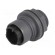 Connector: circular | socket | male | PIN: 3 | w/o contacts | UL94V-0 image 2