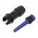 Connector: fiber optic | plug | PIN: 1 | bayonet,external bayonet image 1