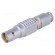Connector: circular | 0B | plug | female | PIN: 5 | soldering | for cable image 1