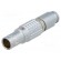 Connector: circular | Series: 0B | plug | male | soldering | for cable image 1