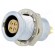 Connector: circular | 0B | socket | female | PIN: 4 | soldering | 7A | IP50 image 1