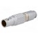 Connector: circular | 1B | plug | male | PIN: 4 | soldering | for cable image 1