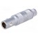 Connector: coaxial | 00 | plug | male | soldering | for cable | 4A | IP50 image 1