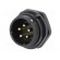 SP21 | socket | male | PIN: 5 | IP68 | soldering | 500V | 4mm2 | 30A | -25÷85°C paveikslėlis 2