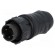 Connector: circular | EN3 | plug | male | soldering | for cable | PIN: 4 image 1