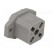 Connector: rectangular | G | socket | male | PIN: 4 | tinned | IP65 | grey image 4