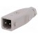 Connector: rectangular | ST | plug | male | PIN: 2 | tinned | IP54 | 16A фото 1
