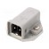Connector: rectangular | ST | socket | male | PIN: 2 | coded | tinned | IP54 image 1
