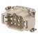 Connector: HDC | contact insert | male | DE | PIN: 6 | 6+PE | size D6B image 1