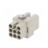 Connector: HDC | contact insert | female | C146,heavy|mate D | PIN: 8 image 6