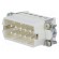 Connector: HDC | contact insert | male | C146 | PIN: 10 | 10+PE | size A10 image 1