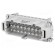 Connector: HDC | contact insert | male | C146 | PIN: 16 | 16+PE | size E16 image 1