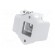 Enclosure: for HDC connectors | C146 | size A3 | with latch | angled image 4