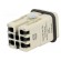 Connector: HDC | contact insert | male | Han® D | PIN: 8 | size 3A | 10A paveikslėlis 6
