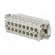 Connector: HDC | contact insert | female | S-A | PIN: 16 | 16+PE | 16A фото 6