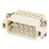 Connector: HDC | contact insert | male | S-A | PIN: 10 | 10+PE | size 10A image 1