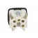 Connector: HDC | contact insert | male | S-A | PIN: 5 | 4+PE | size 3A image 5