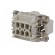 Connector: HDC | contact insert | male | S-E | PIN: 6 | 6+PE | size 6B image 6
