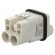 Connector: HDC | contact insert | male | S-Q2/0 | PIN: 3 | 2+PE | size 3A фото 1